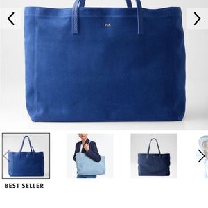 Mark and Graham soho suede tote bag